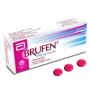 BRUFEN 400 MG ( IBUPROFEN ) 30 TABLETS