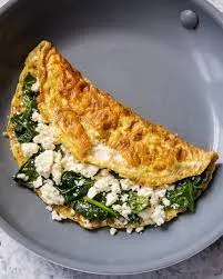 Spinach & Feta Cheese Omelette