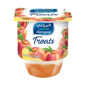 Almarai yoghurt with peaches 105g