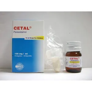 CETAL 100 MG / ML 15 ML ORAL DROPS for Children