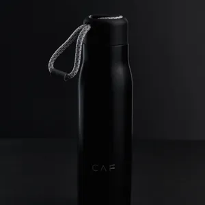 Black-matt Tied Bottle